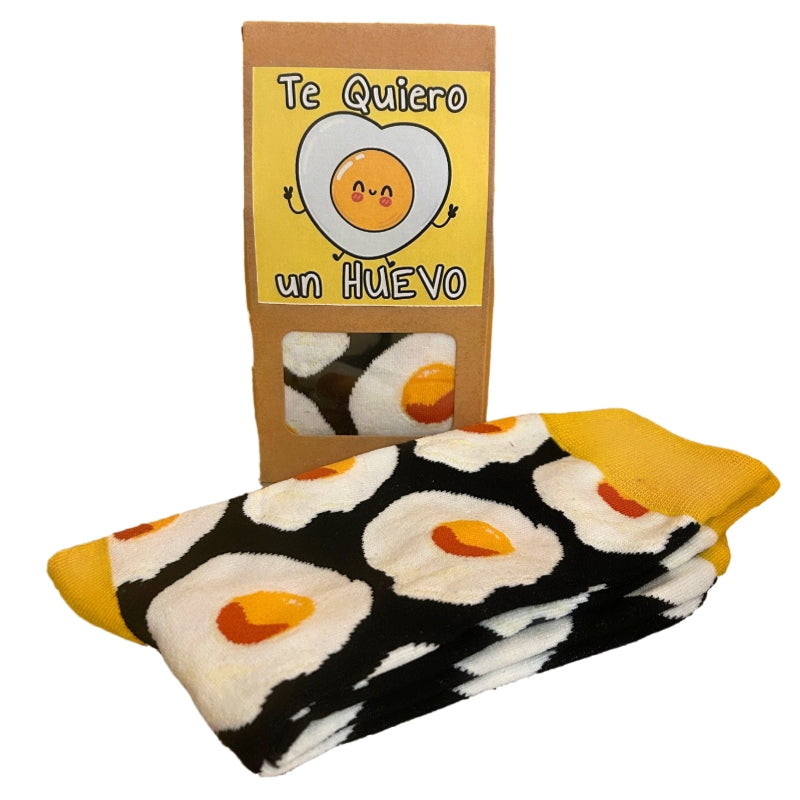 Calcetines "Te quiero un huevo"