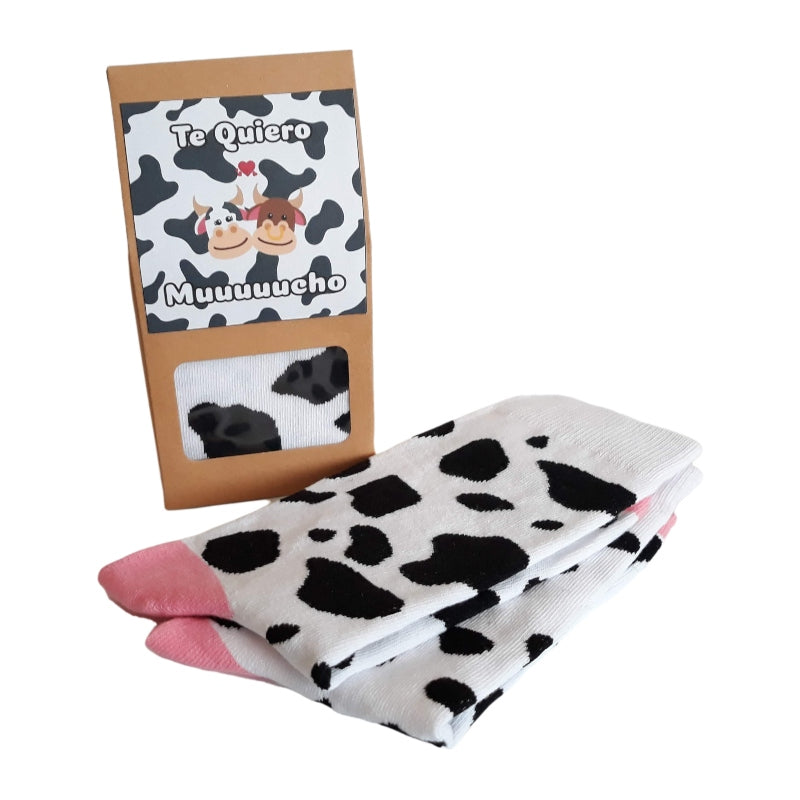 Calcetines para regalo vaca