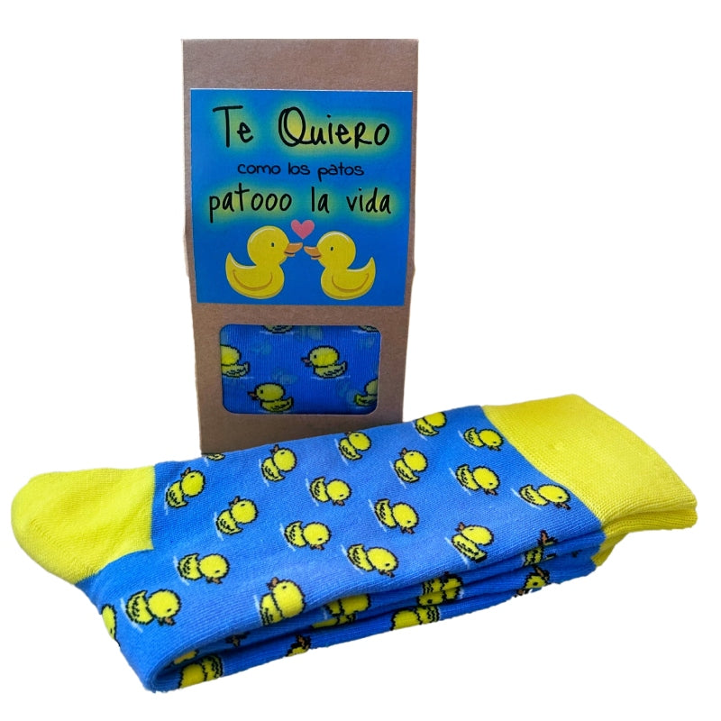 Calcetines "Te quiero como los patos"