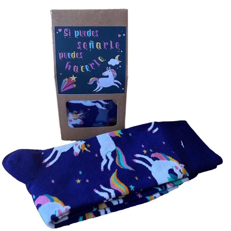Calcetines "Si puedes soñarlo puedes hacerlo"