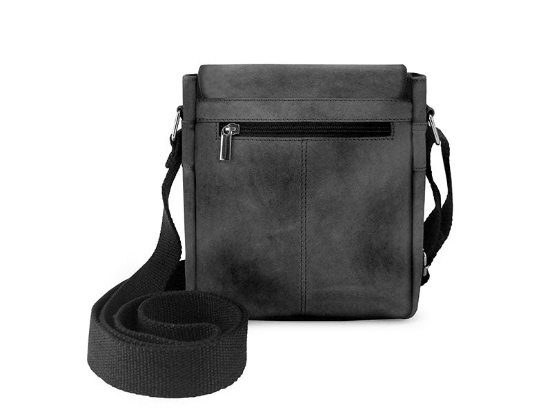 Bolso piel con solapa “Cacharel”