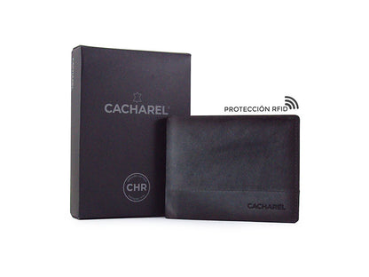 Billetera americana con monedero "Cacharel" Gris