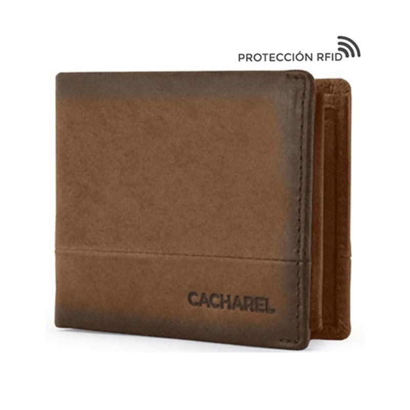 CARTERA-PIEL-CACHAREL CUERO