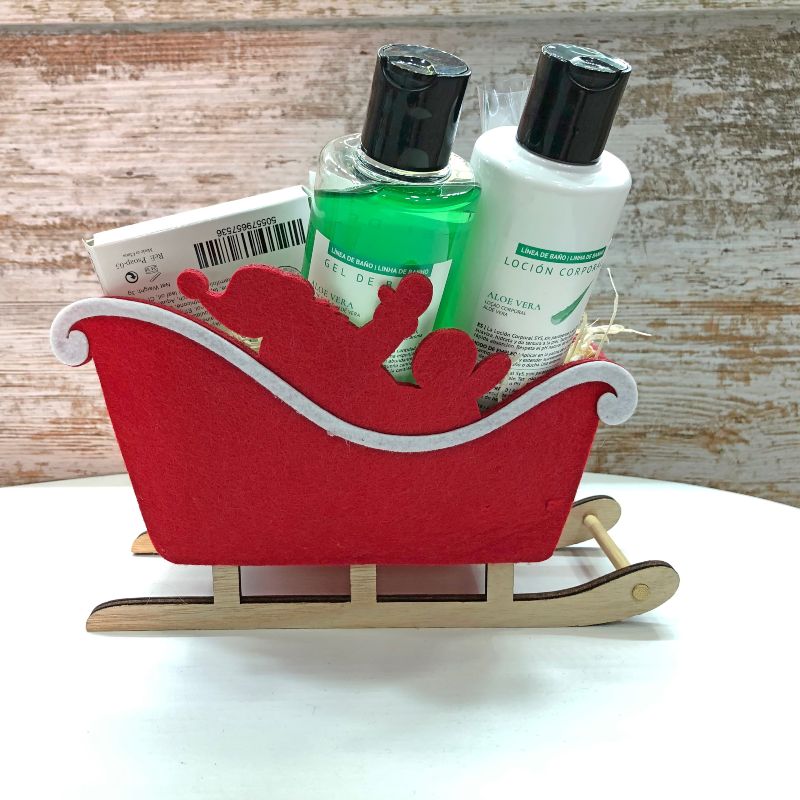 CESTA REGALO NAVIDAD ALOE VERA
