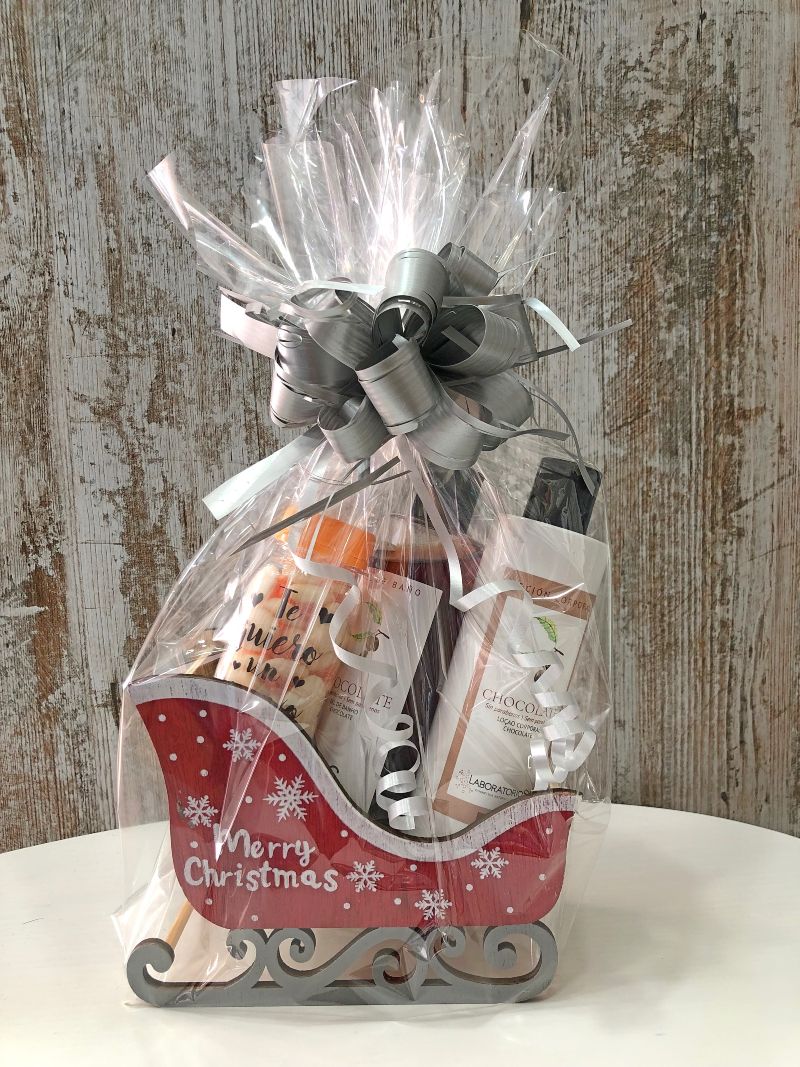 CESTA REGALO TRINEO DULCE
