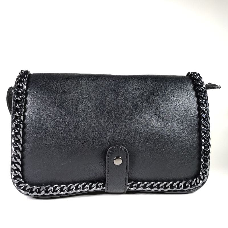 Bolso polipiel detalle cadena