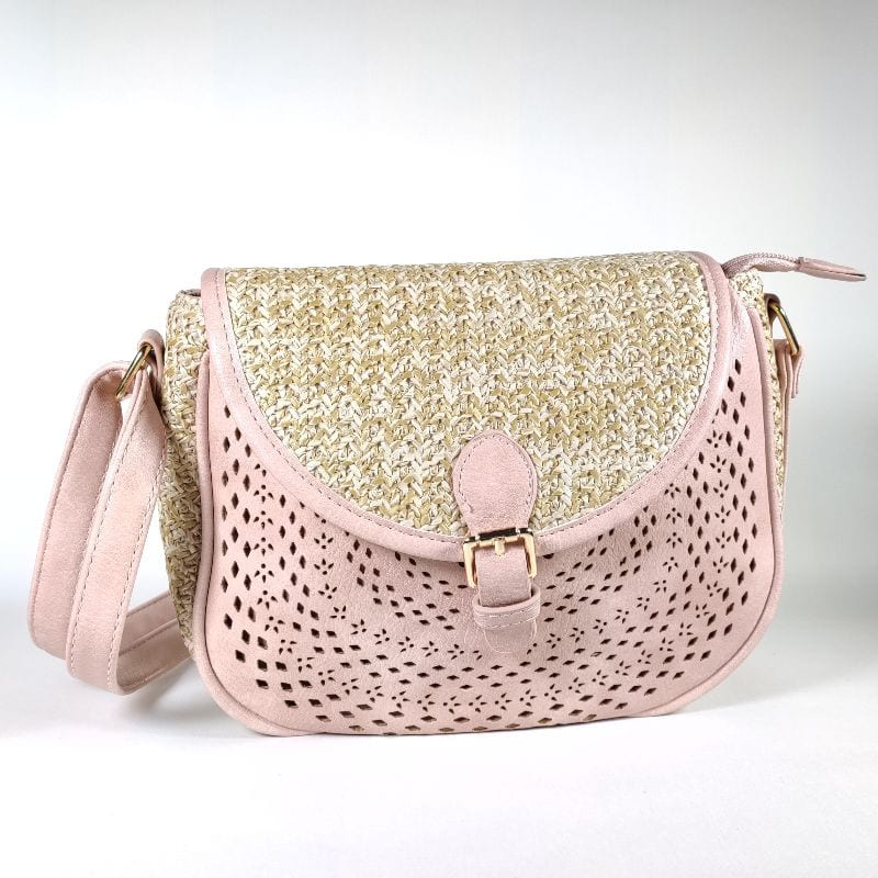 Bolso bandolera calado