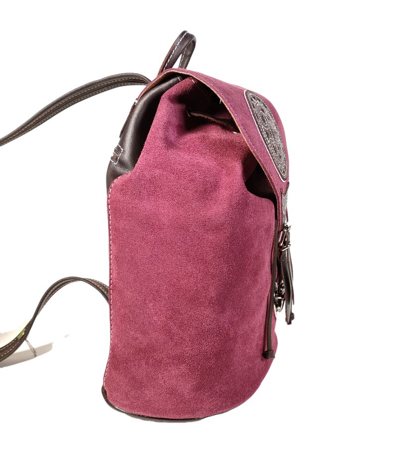 Mochila Piel Morada "Colección Ubrique"