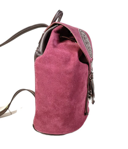 Mochila Piel Morada "Colección Ubrique"