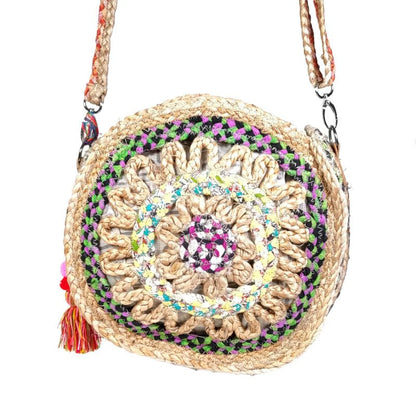 bolso redondo yute