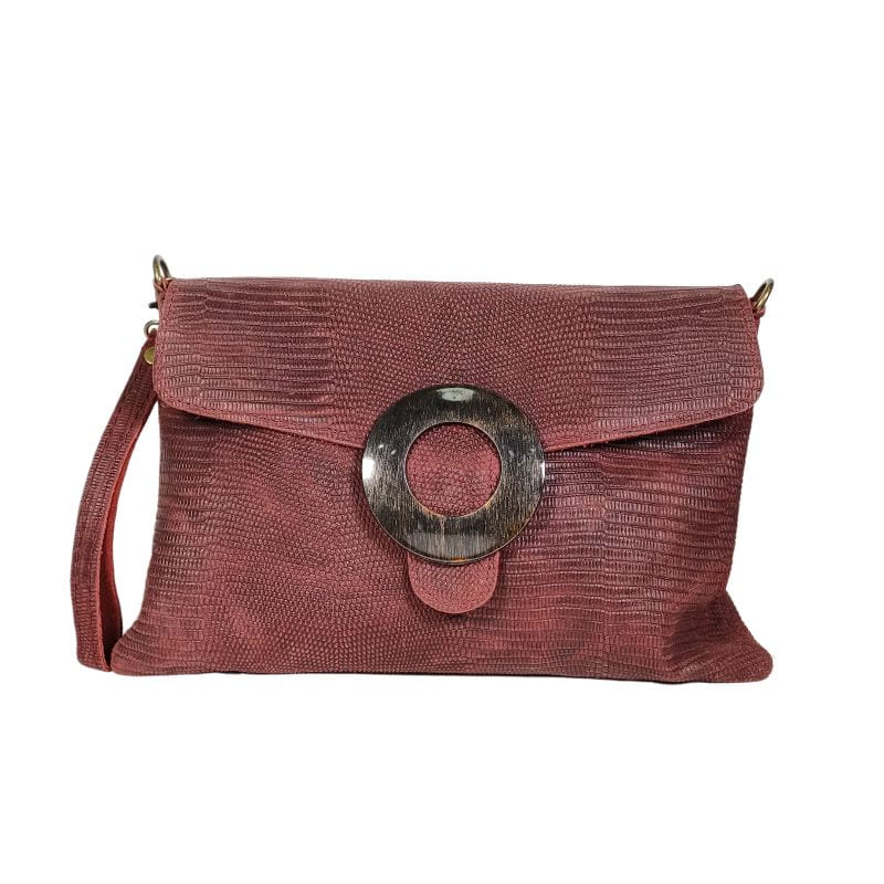 cartera aro granate