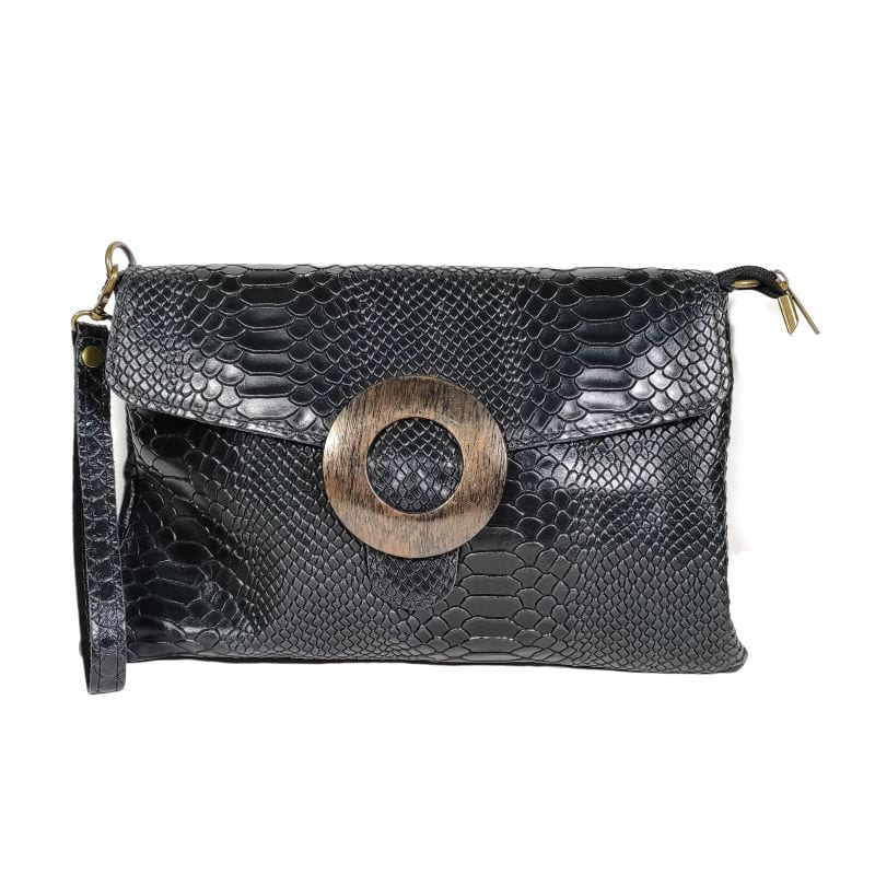bolso cartera coco negro