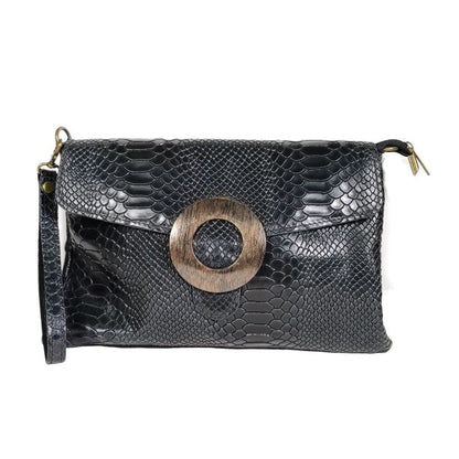 bolso cartera coco negro