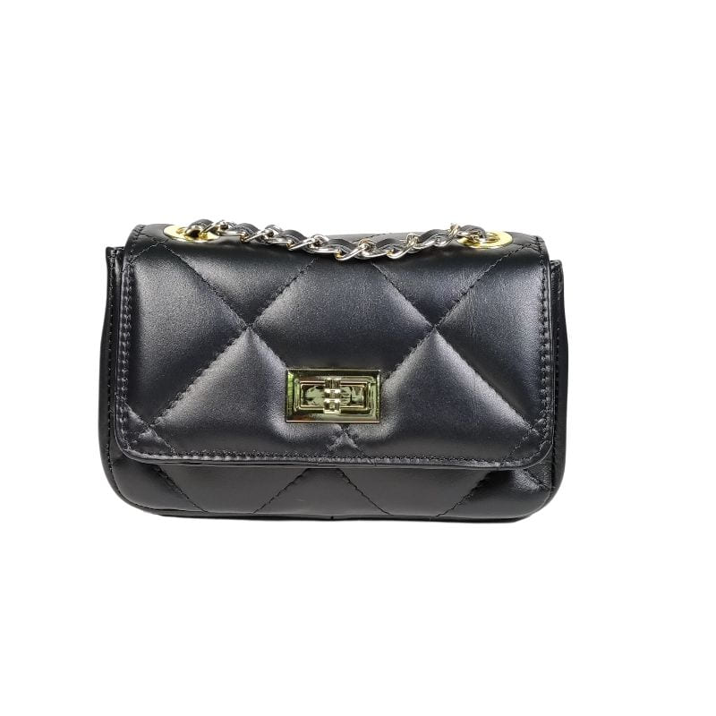 Bolso acolchado negro