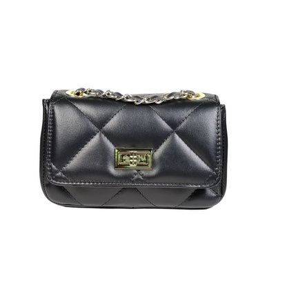 Bolso acolchado negro