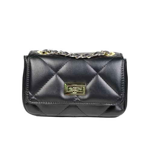 Bolso acolchado negro