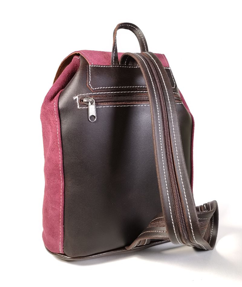Mochila Piel Morada "Colección Ubrique"