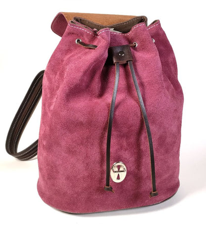 Mochila Piel Morada "Colección Ubrique"