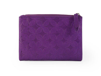 Monedero piel mujer "ACQ PIEL" colección Diamond Morado