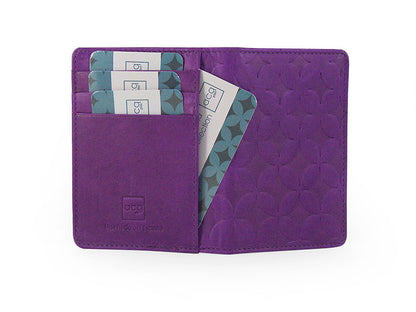 Monedero piel mujer "ACQ PIEL" colección Diamond Morado