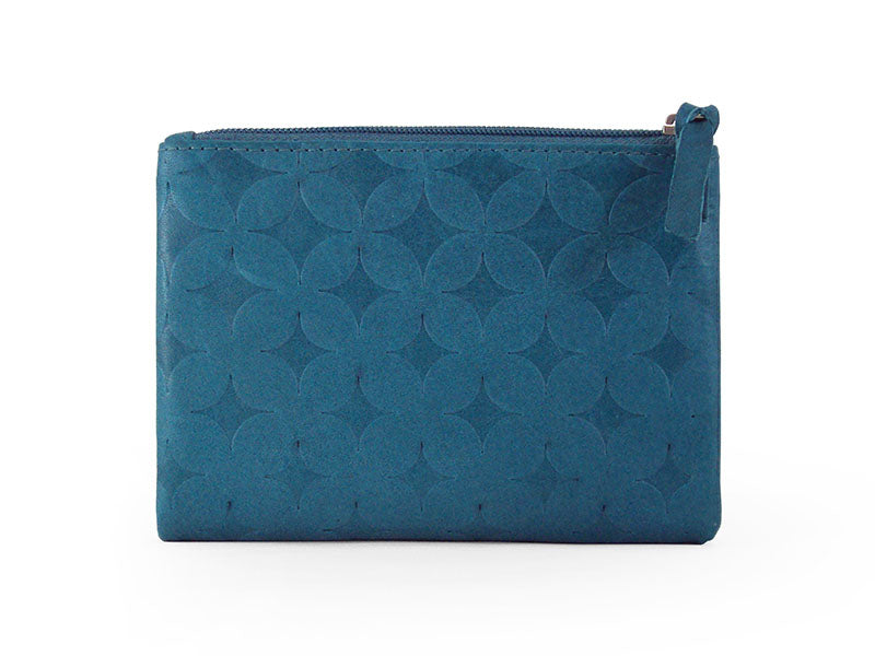 Monedero piel mujer "ACQ PIEL" colección Diamond Turquesa