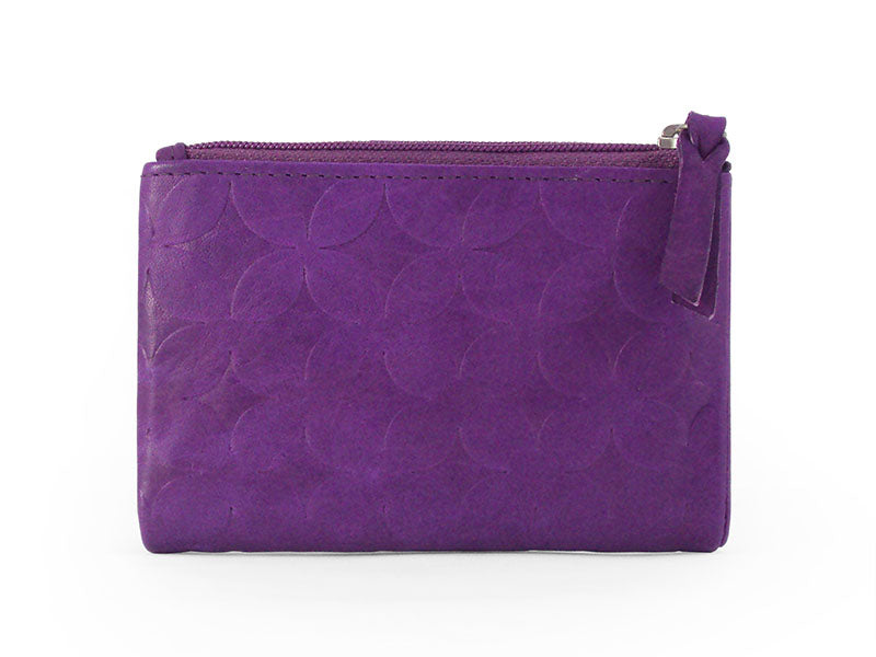 Monedero "ACQ PIEL" colección Diamond Morado