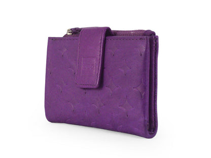 Monedero "ACQ PIEL" colección Diamond Morado