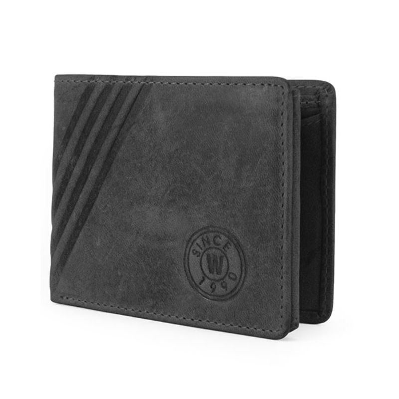 Billetero piel engrasada Wildzone “Colección Metropoli” Negro