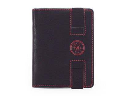 CARTERA WILDZONE “FULHAM” NAPA GOMA NEGRO