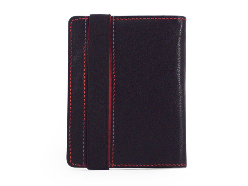 CARTERA WILDZONE “FULHAM” NAPA GOMA NEGRO