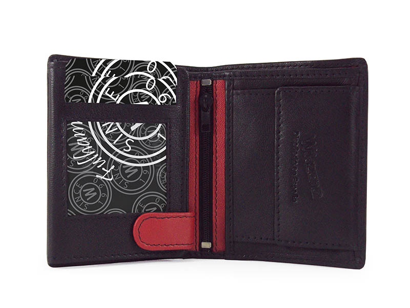 CARTERA WILDZONE “FULHAM” NAPA GOMA NEGRO