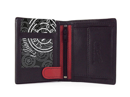 CARTERA WILDZONE “FULHAM” NAPA GOMA NEGRO