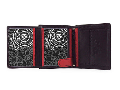 CARTERA WILDZONE “FULHAM” NAPA GOMA NEGRO