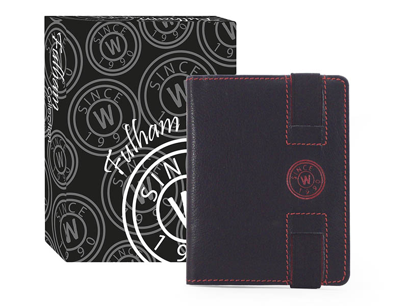 CARTERA WILDZONE “FULHAM” NAPA GOMA NEGRO