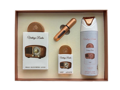 Lattafa Vintage Radio Set de Regalo