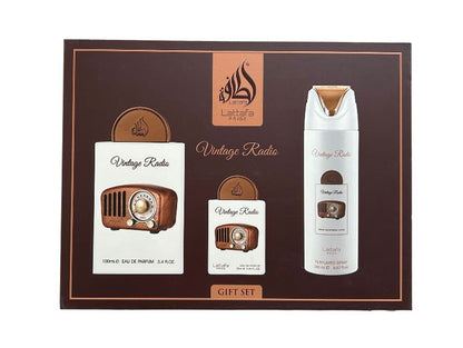 Lattafa Vintage Radio Set de Regalo